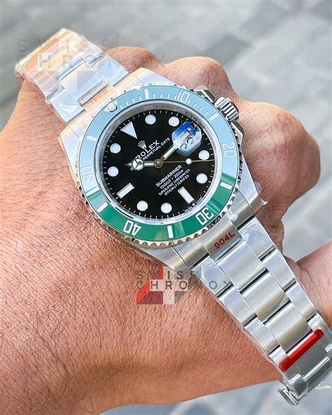 rolex starbucks vs black|Rolex 126610lv Starbucks review.